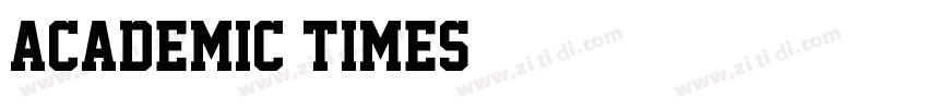 Academic Times字体转换